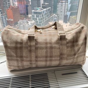 NWT Stoney Clover Lane | Wool Plaid Duffle Bag